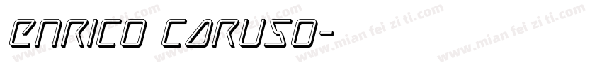enrico caruso字体转换